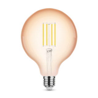 Led Amber Globe 125 Žárovka E27 4W 1800K- jantar